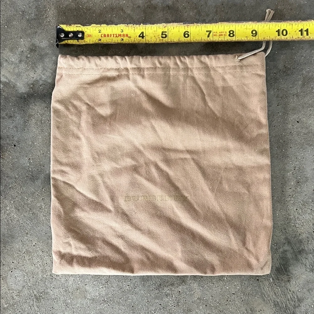 Authentic Burberry Beige Drawstring Garment Dust Bag